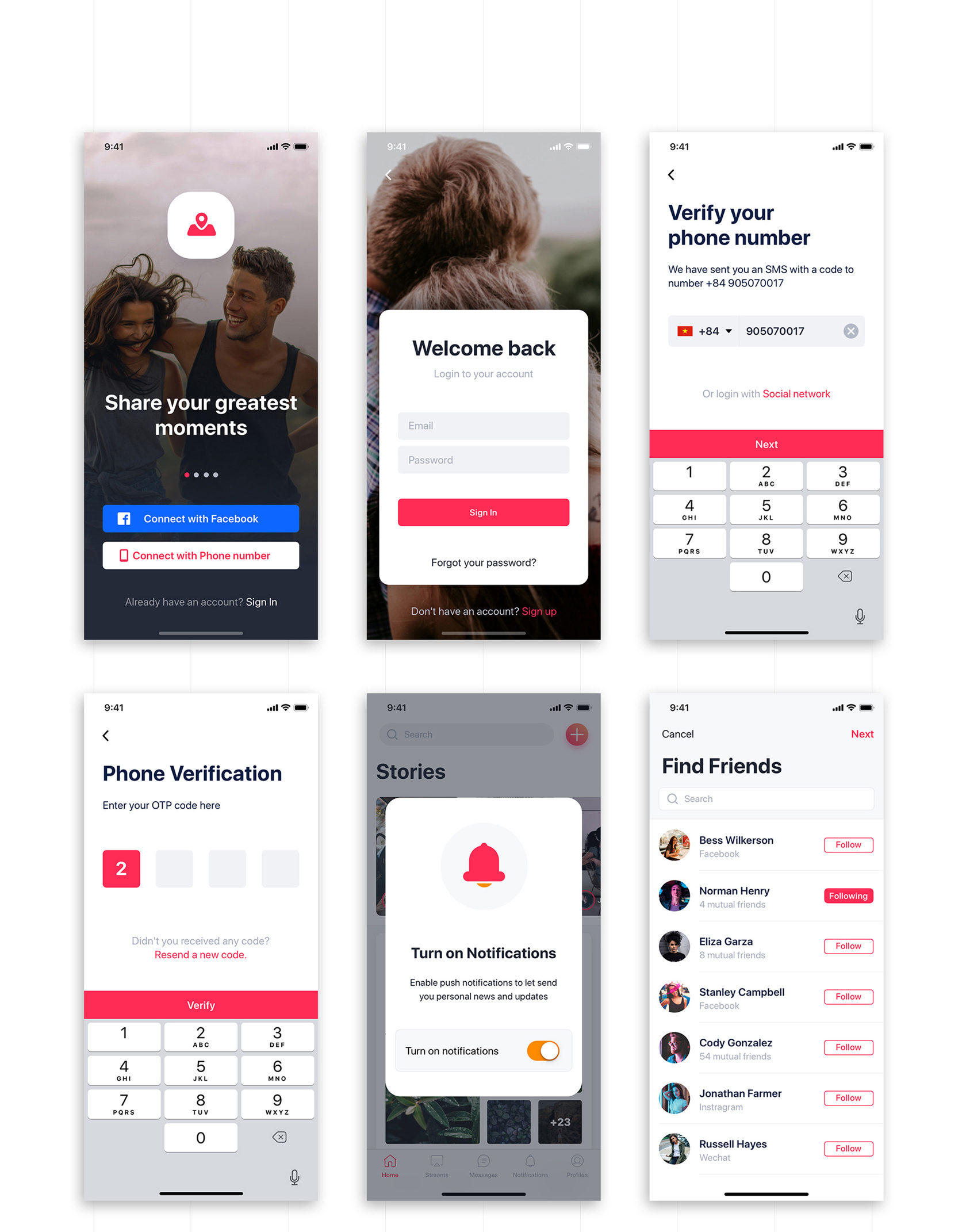 JAZAM - dating app template 